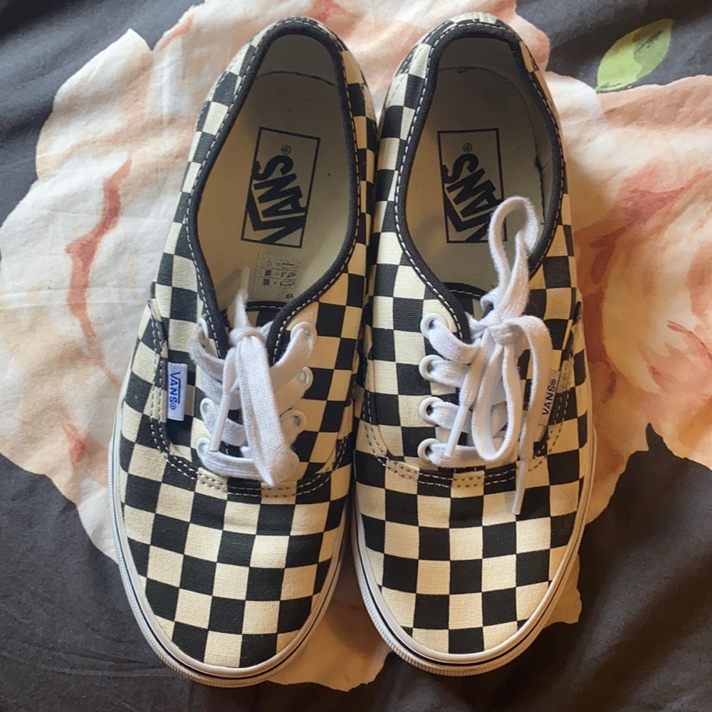 Checkered Vans